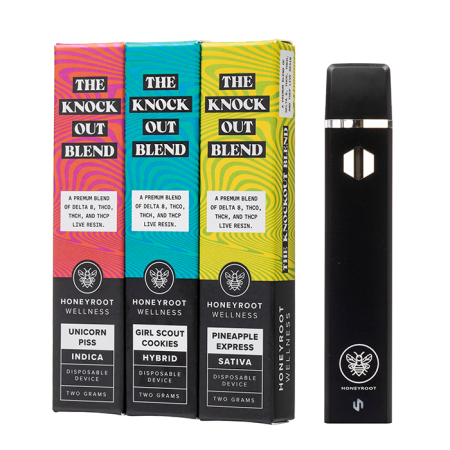 Meta title-Honeyroot Knock Out Blend 2G | Relajación Total