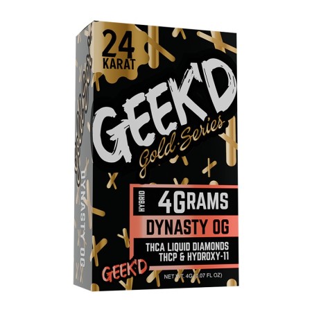 Meta title-Geekd Gold Series 4G | THCA Liquid Diamonds