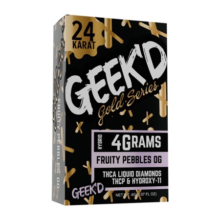 Meta title-Geekd Gold Series 4G | THCA Liquid Diamonds