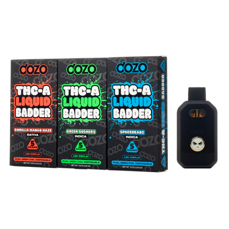 Meta title-Dozo THCA Liquid Badder 5G | Concentrado Potente