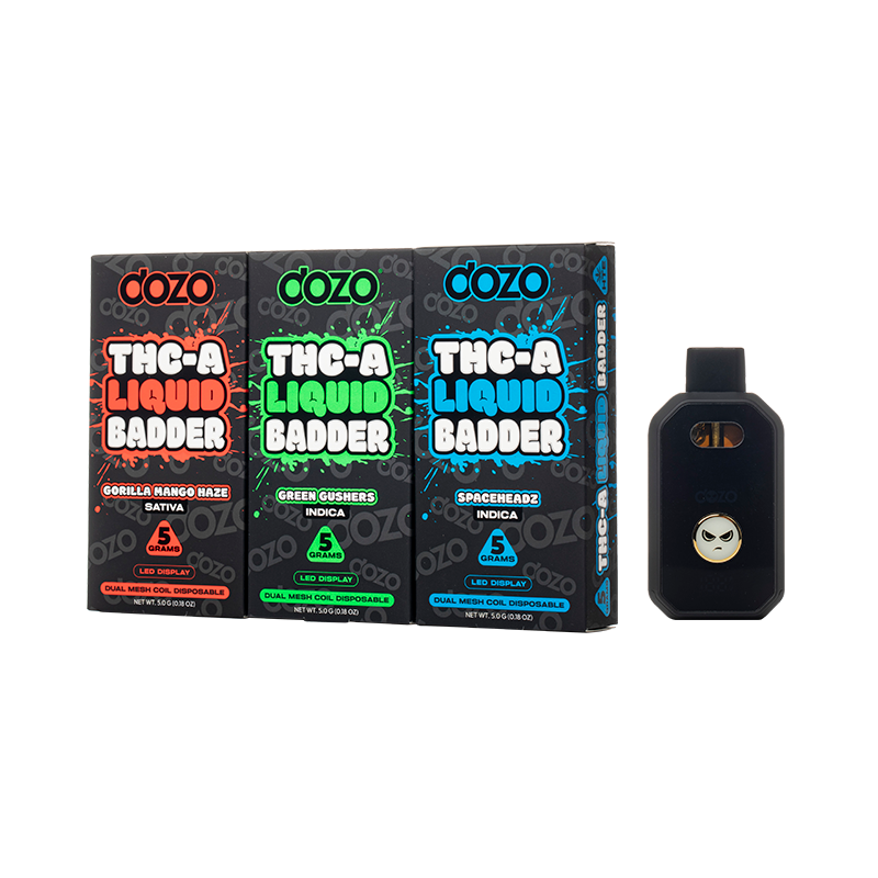 Meta title-Dozo THCA Liquid Badder 5G | Concentrado Potente